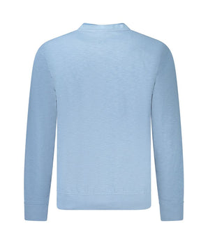 Hugo Boss Blue Cotton Men Sweater