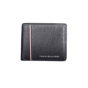 Tommy Hilfiger Blue Leather Men Wallet