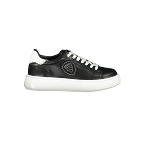 Zapatillas Blauer de piel negra para mujer