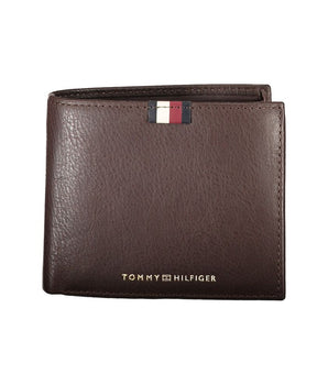 Tommy Hilfiger Brown Leather Men's Wallet