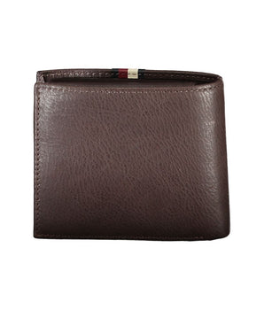 Tommy Hilfiger Brown Leather Men's Wallet