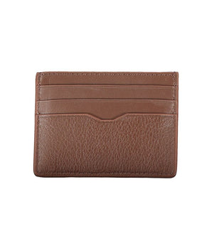 Tommy Hilfiger Sleek Leather Card Holder with Contrast Detailing