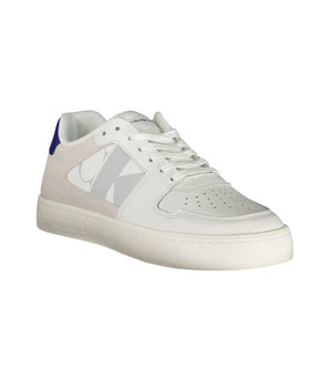 Calvin Klein White Leather Mens Sneaker