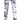 Dolce & Gabbana White Graffiti Cotton Over Calf Stockings Socks
