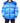 Dolce & Gabbana Blue Logo Full Zip Hooded Quilted Jacket