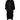 Dolce & Gabbana Black Hooded Long Men Windbreaker Jacket