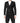Dolce & Gabbana Black MARTINI Double Breasted Coat Blazer