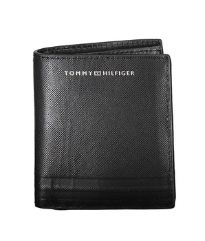 Tommy Hilfiger Men's Black Leather Wallet