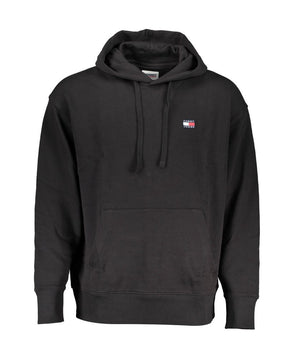 Tommy Hilfiger Men's Black Cotton Hoodie