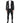 Dolce & Gabbana Black Cotton TAORMINA Formal 2 Piece Suit