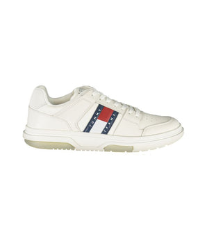 Tommy Hilfiger White Leather Men Sneaker