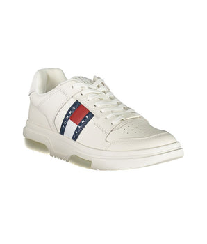Tommy Hilfiger White Leather Men Sneaker