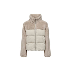 Only Chaquetas y abrigo de poliéster beige