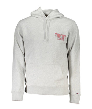 Tommy Hilfiger Gray Cotton Men Sweater