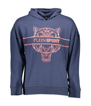 Plein Sport Blue Cotton Men Sweater