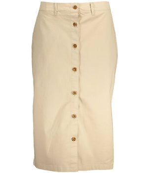 Gant Beige Cotton Women Skirt