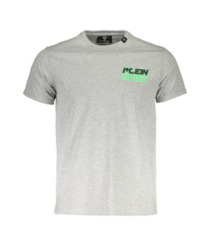 Plein Sport Brown Cotton Men T-Shirt