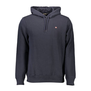 Napapijri Blue Organic Cotton Men Sweater