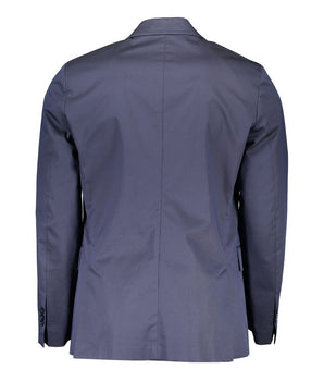 Gant Blue Cotton Men Jacket