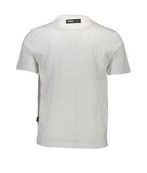 Plein Sport White Cotton Men T-Shirt