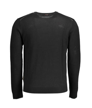 Napapijri Black Wool Men Sweater