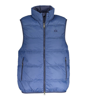 La Martina Blue Polyamide Men Jacket