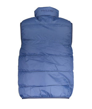 La Martina Blue Polyamide Men Jacket