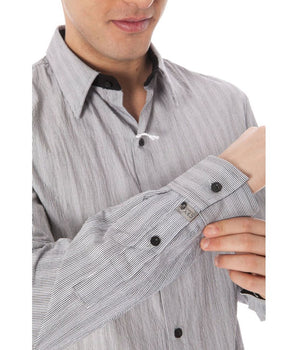 Costume National White Cotton Men Shirt