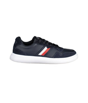 Tommy Hilfiger Blue Leather Men Sneaker