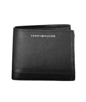 Tommy Hilfiger Men's Black Leather Wallet