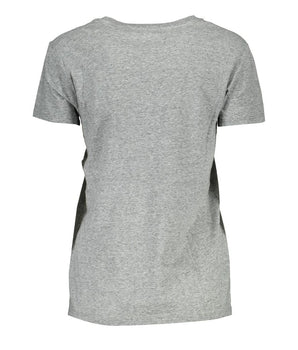 Levi's Gray Cotton Women's T-Shirt