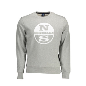 Jersey de hombre de algodón gris North Sails