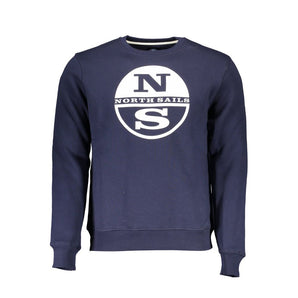 Jersey de hombre de algodón azul North Sails