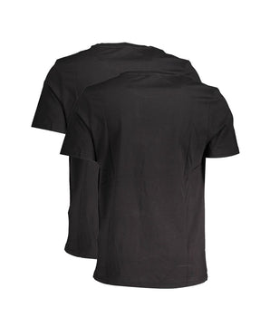 Fila Black Cotton Men TShirt