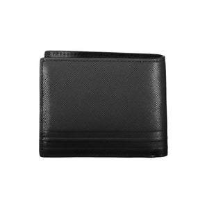 Tommy Hilfiger Black Leather Mens Wallet