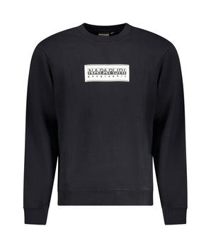 Napapijri Black Cotton Men Sweater