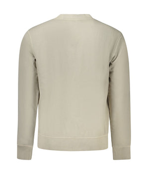 Hugo Boss Beige Cotton Men Sweater