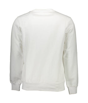 Diesel White Cotton Men Sweater