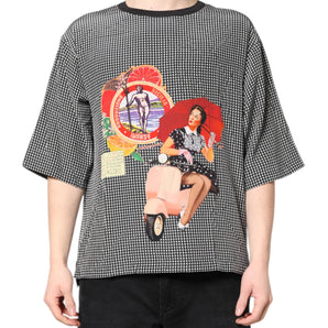 Dolce &amp; Gabbana Black Graphic Print Short Sleeve T-shirt