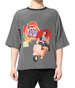 Dolce & Gabbana Black Graphic Print Short Sleeve T-shirt