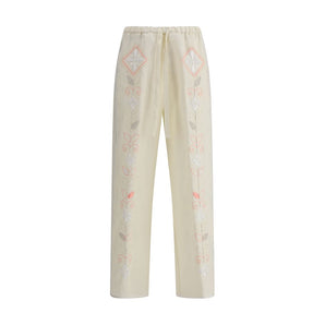 Forte_Forte Embroidered linen Pants