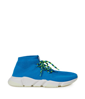 Balenciaga Blue Cotton Athletic Sneakers