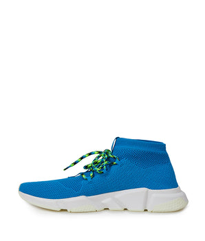 Balenciaga Blue Cotton Athletic Sneakers