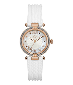 GC White Synthetic Dress Watch