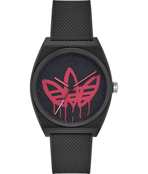 Adidas Black Synthetic Sport Watch