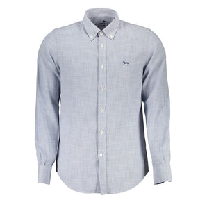 Harmont & Blaine Blue Cotton Men Shirt