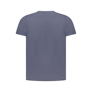 K-WAY Blue Cotton Men T-Shirt