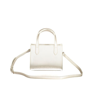 Mario Valentino Brown Polyethylene Polyester Bag