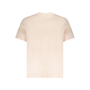 Calvin Klein Pink Cotton Men T-Shirt