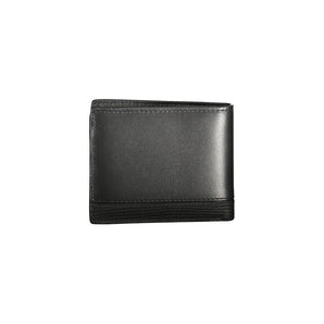 Tommy Hilfiger Black Leather Men Wallet